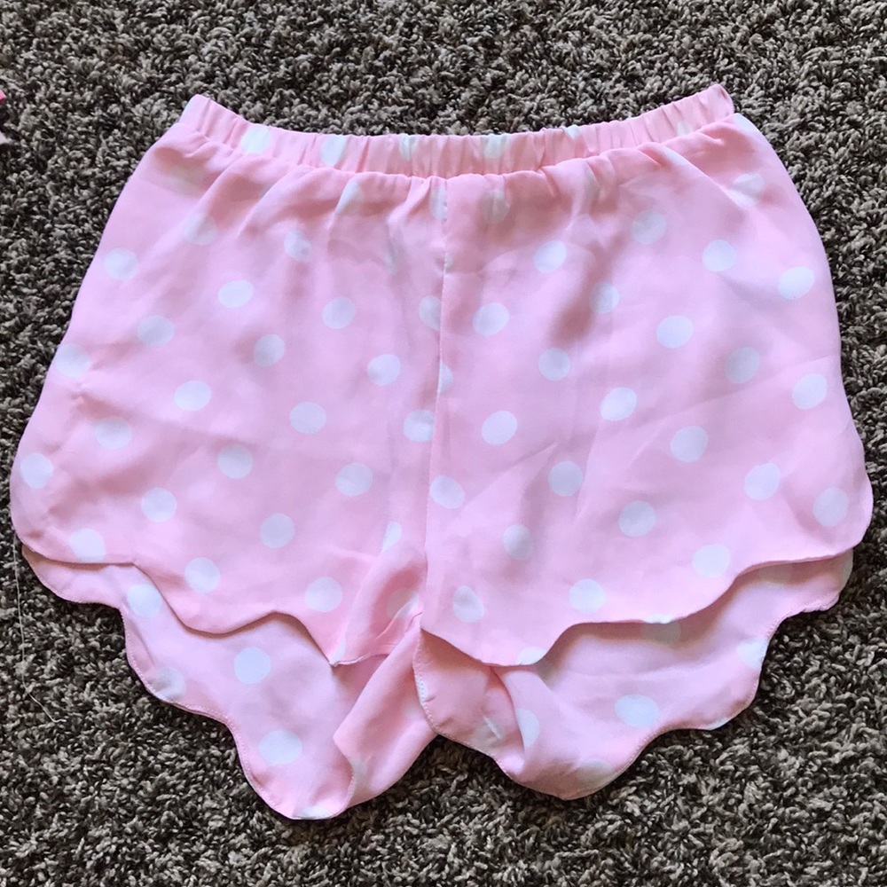 Polka dot shorts